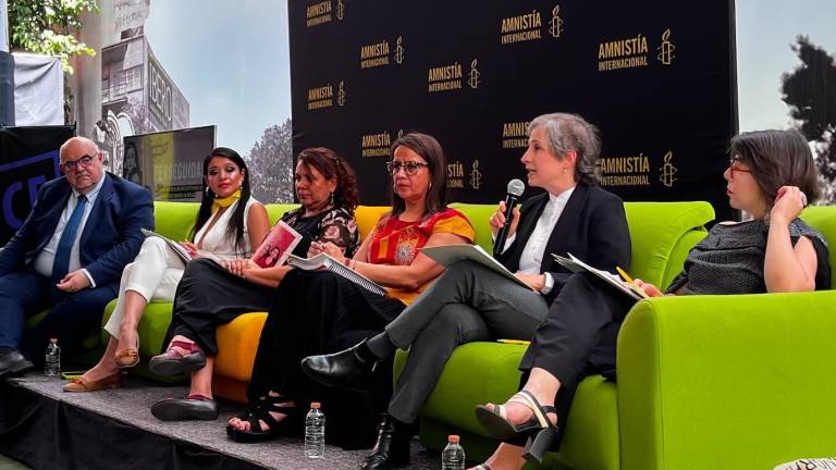 Conferencia de prensa con motivo de la presentación del informe “Perseguidas: Criminalización de Mujeres Defensoras de Derechos Humanos en México”.