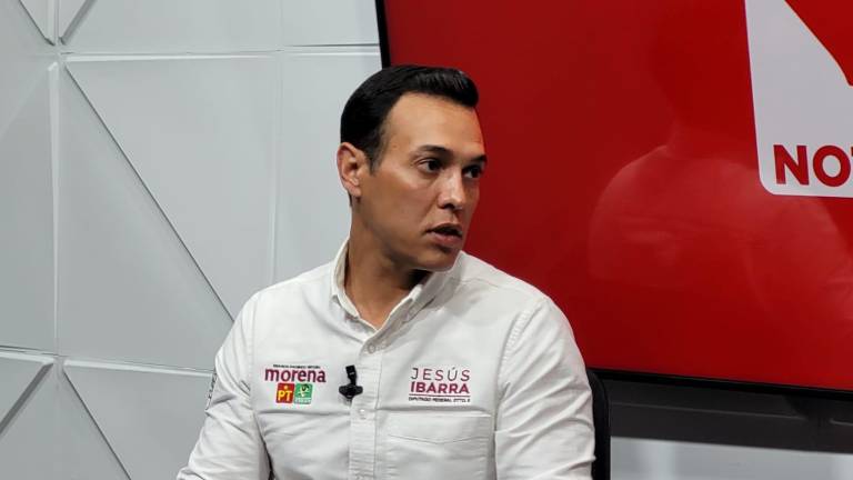El candidato de Morena a Diputado Federal por el Distrito 5 en Sinaloa, Jesús Alfonso Ibarra Ramos.