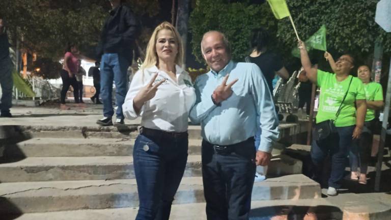 Candidatos del Partido Verde en su primer día de campaña en Escuinapa.
