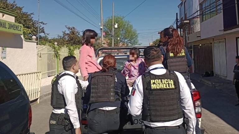Elementos de la Policía Morelia localizaron un grupo de menores de edad que caminaban por diversas calles de la ciudad.