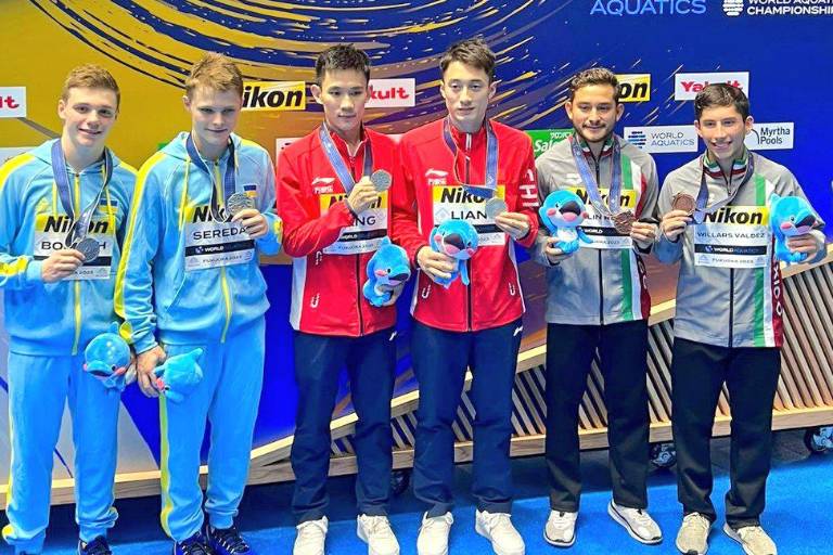 México logra bronce y plaza olímpica en plataforma 10m en el Mundial de Fukoka