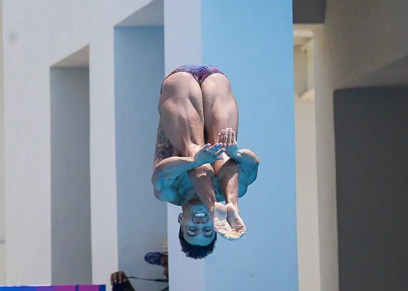 $!Osmar Olvera conquista el oro y México hace el 1-3 en trampolín de 1 metro en Santo Domingo 2026