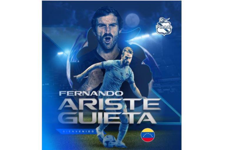 El venezolano Fernando Aristeguieta deja a Mazatlán FC para fichar por Puebla