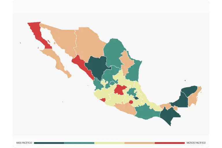 Sinaloa es de las entidades de México que menos paz tienen.