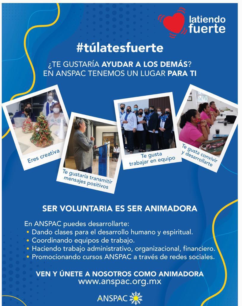 $!Anspac Nacional extiende la invitación a las damas para que sean voluntarias con la campaña “Latiendo Fuerte”.