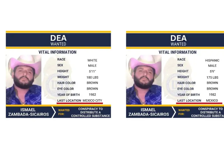 La DEA San Diego difundió la ficha de búsqueda de Ismael Zambada Sicairos, “El Mayito Flaco”, y aunque inicialmente lo ubicó en Ciudad de México, luego ajustó y dejó sólo México como última localización.