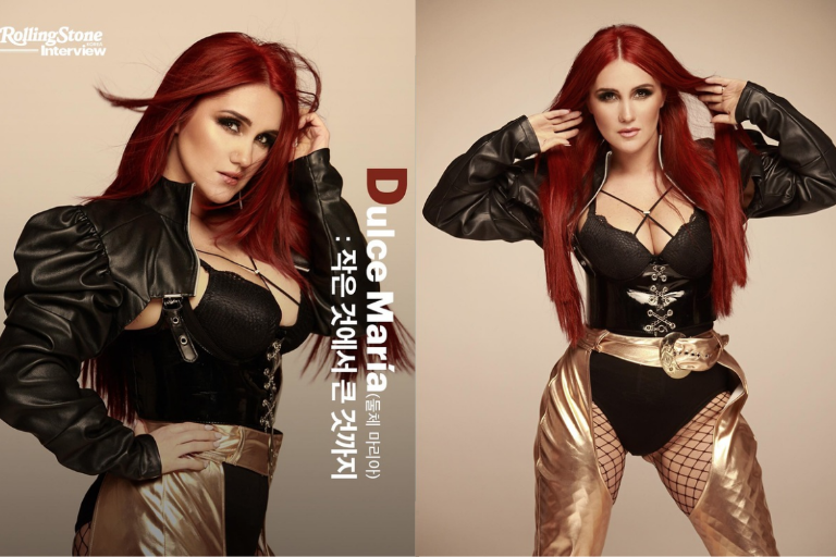 Triunfa Dulce María, es la primera mexicana en la portada de Rolling Stone Corea