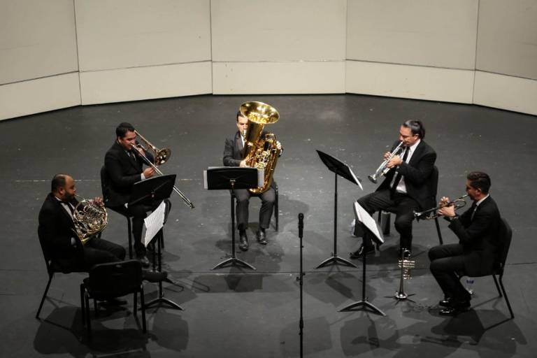 Presenta Temporada Campbell el Quinteto de Metales Culiacán Brass