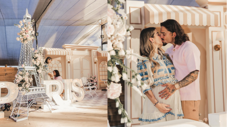 Maluma muestra algunas imágenes del primer baby shower para su hija Paris.