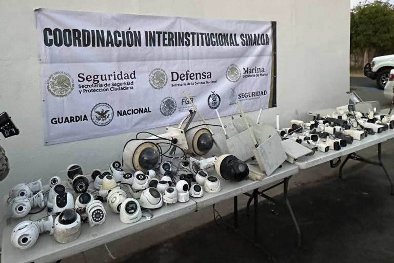 Autoridades retiran 388 cámaras clandestinas en Culiacán en menos de una semana