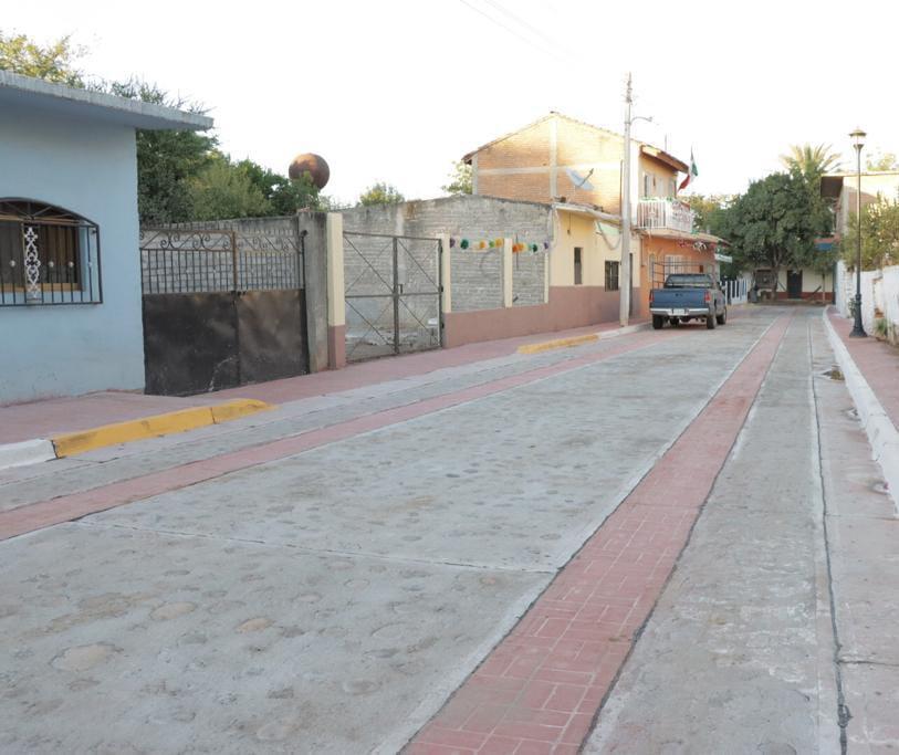 $!Inauguran calle pavimentada en la Hacienda del Tamarindo, Rosario