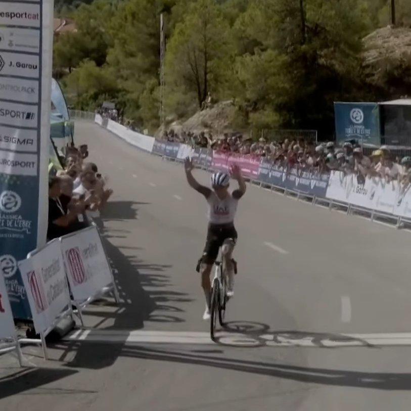 $!El mexicano Isaac del Toro no deja opción a la duda en la Clásica Terres de l’Ebre