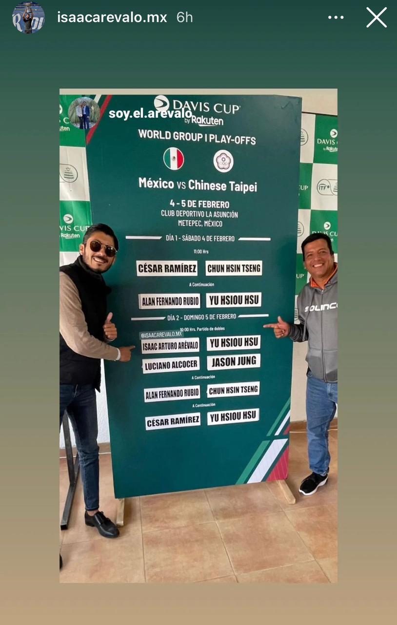 $!Mazatleco Isaac Arévalo debuta este domingo en Copa Davis