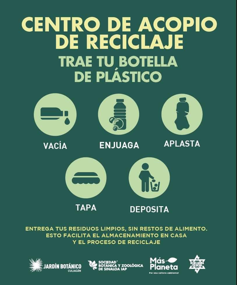 $!Avanza programa de reciclaje de Más Planeta y Jardín Botánico Culiacán