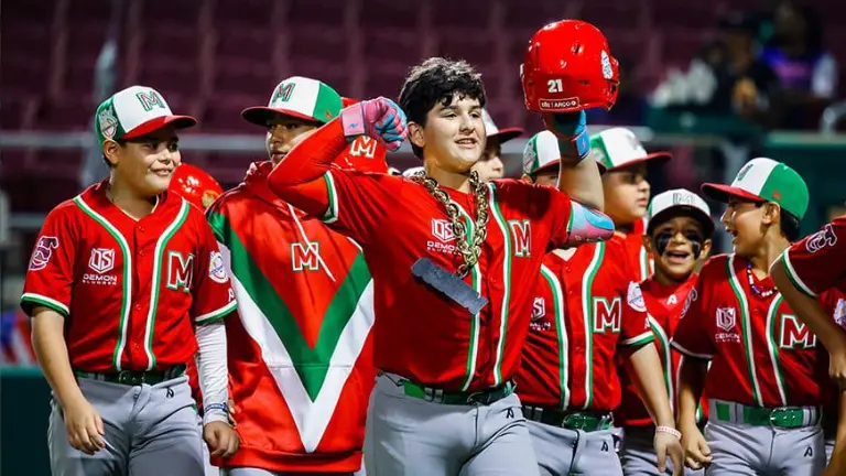 México Rojo superó claramente a Puerto Rico, en lo que fue su debut en la Serie del Caribe Kids.