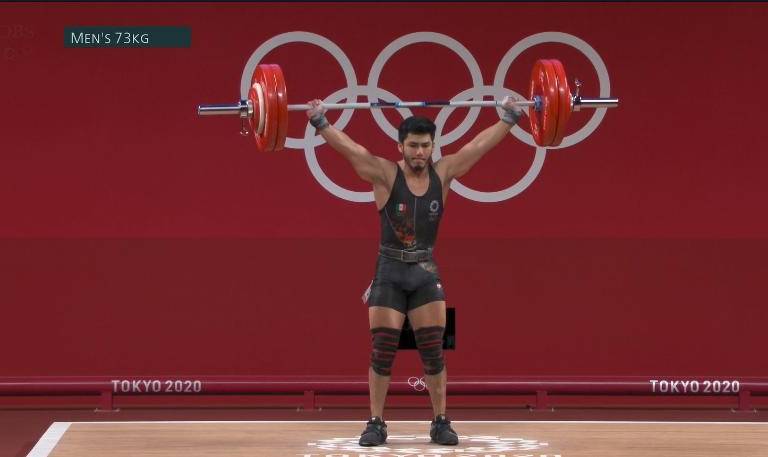 Halterista sinaloense Jorge Adán Cárdenas se ubica en posición 11 en Tokio 2020