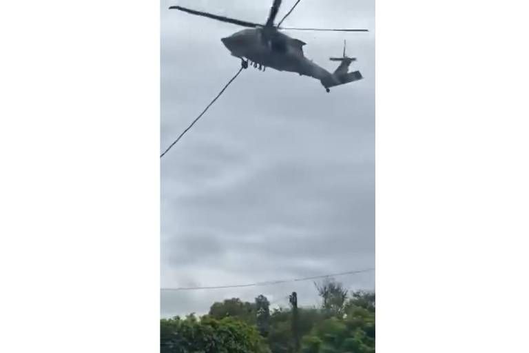 Reportan operativo militar y sobrevuelo de un helicóptero en Dimas, en San Ignacio