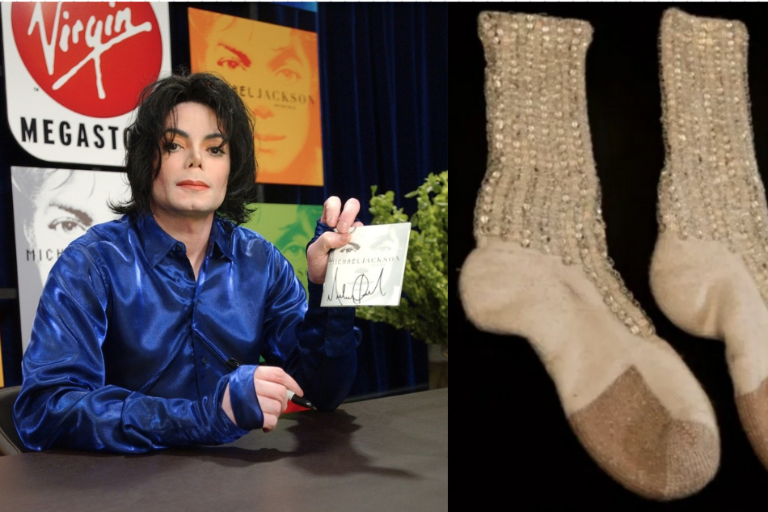 Subastan un calcetín de Michael Jackson usado en 1997, en la gira ‘History’