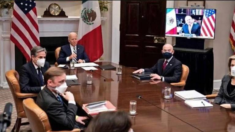 Biden plantea reunión presencial con AMLO y Trudeau en Washington la próxima semana