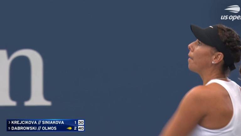 Mazatleca Giuliana Olmos se despide en cuartos de final del US Open