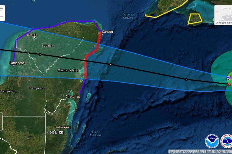 ‘Grace’ se convierte en huracán categoría 1; se dirige a la Península de Yucatán