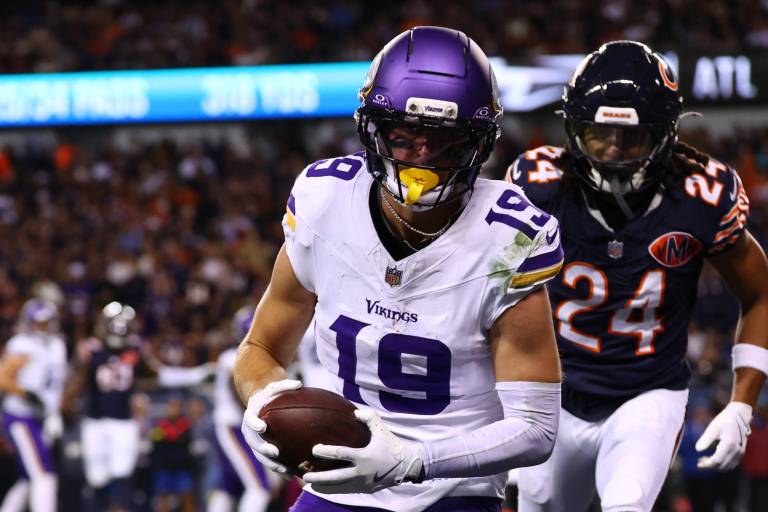 De la mano de J.J. McCarthy, los Vikings remontan ante los Bears