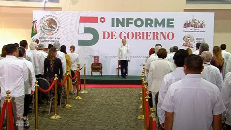 El Presidente Andrés Manuel López Obrador ofreció en Campeche el quinto informe de labores de su administración.