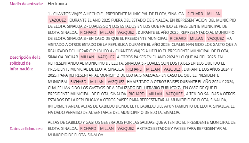 $!Alcalde de Elota informa a medias sobre sus viajes al extranjero