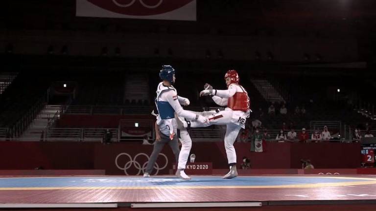El mexicano Carlos Sansores cae en octavos de final de taekwondo en Tokio 2020