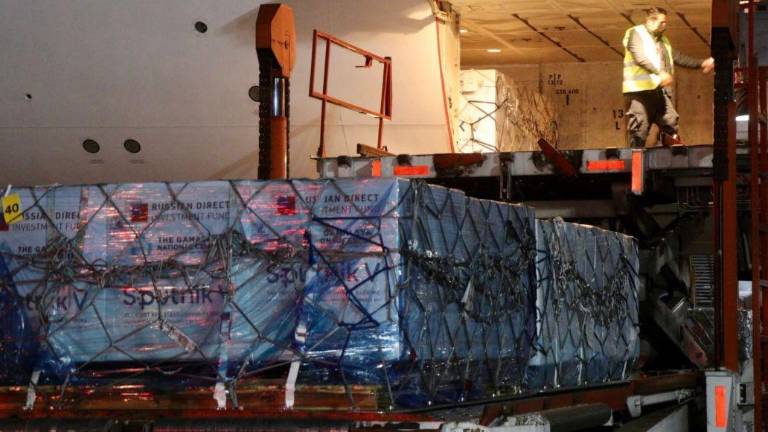 México recibió el décimo sexto embarque de Sputnik V, la vacuna rusa contra la COVID–19.