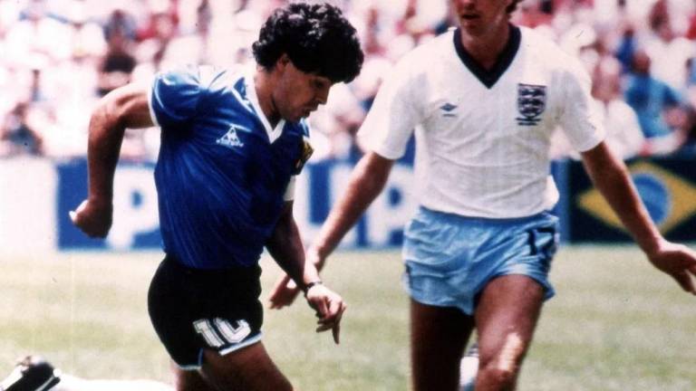 Maradona ante Inglaterra.