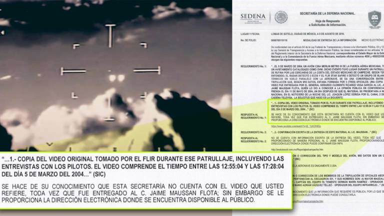 La Fuerza Aérea de México podría haber registrado un avistamiento de OVNIS, pero ya no tiene los videos