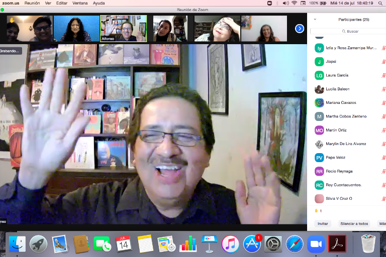 Fomenta Alfonso Orejel el gusto por la lectura en taller