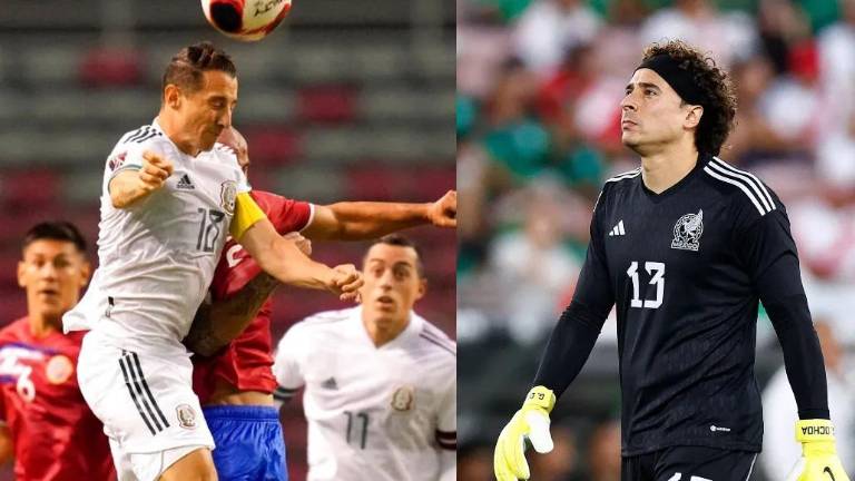 Andrés Guardado y Memo Ochoa.