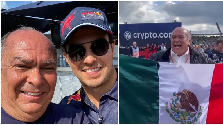 Antonio Pérez Garibay apoyando a “Checo”.