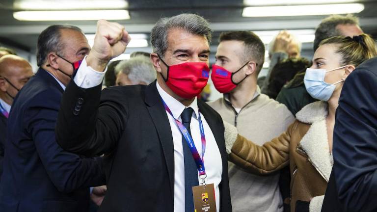 Laporta, nuevo presidente del FC Barcelona.