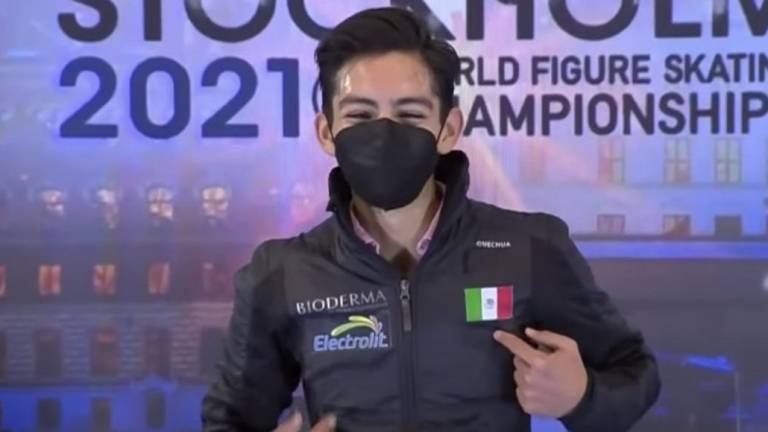 El patinador mexicano Donovan Carrillo clasifica a los Juegos Olímpicos de Invierno Beijing 2022