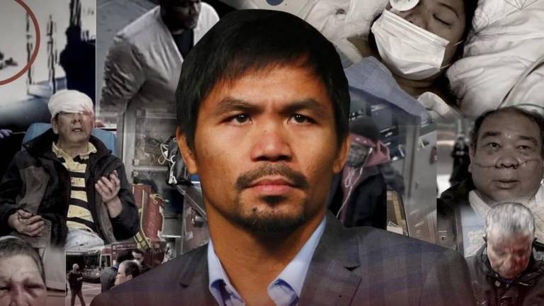 El boxeador filipino Manny Pacquaio.