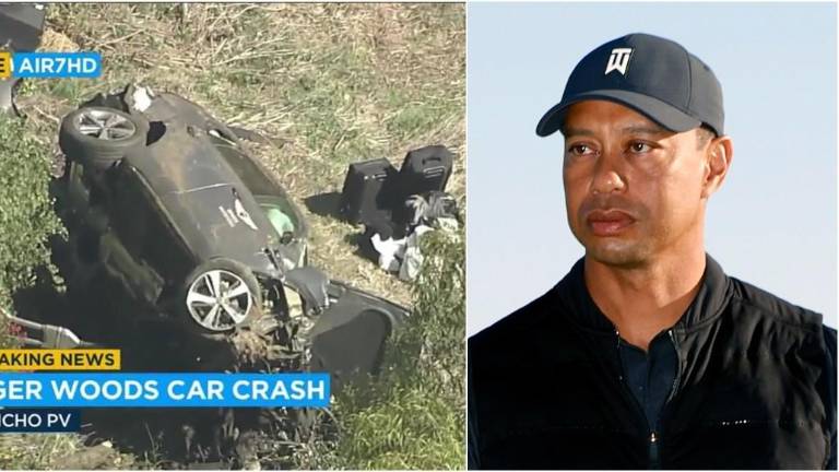 Accidente de Tiger Woods.
