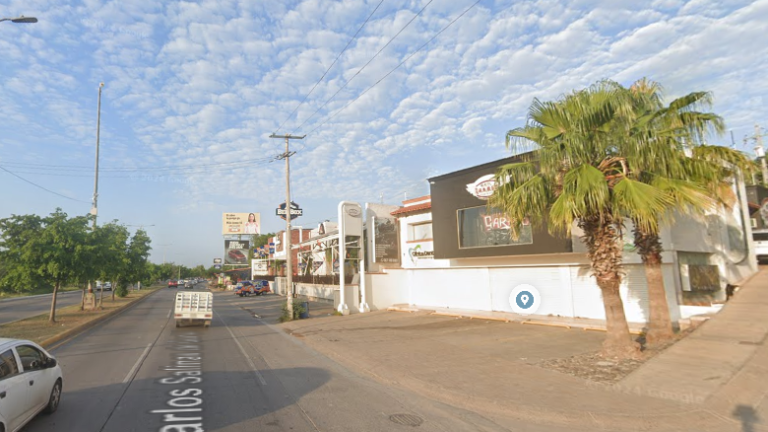 Zona donde se registró el enfrentamiento armado en Culiacán.