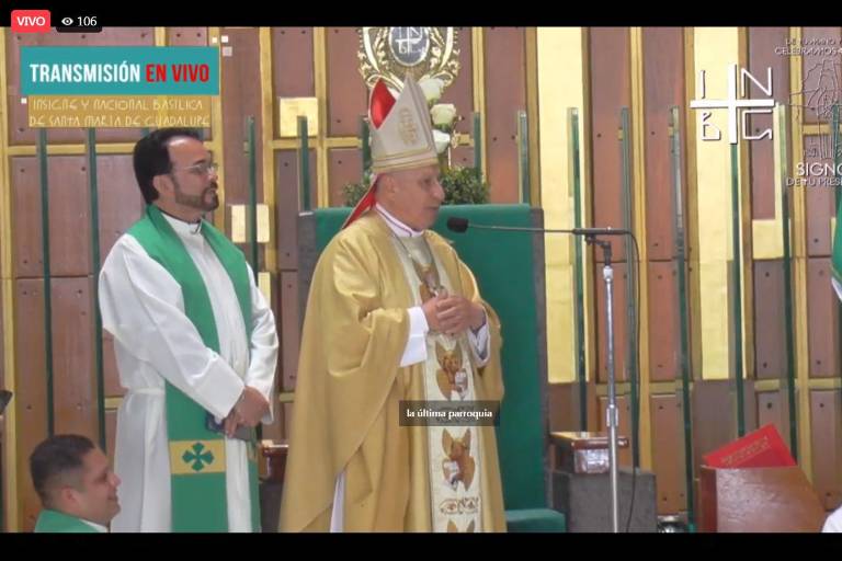 Obispo de Mazatlán pide en Basílica de Guadalupe por la paz, las víctimas de violencia y los desaparecidos del sur de Sinaloa