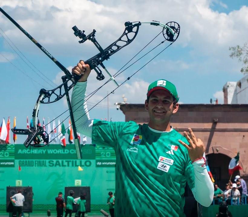 $!Rodrigo González conquista la medalla de bronce para México en la Final de la Copa Mundial de Tiro con Arco