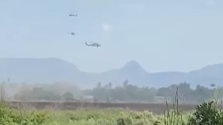 El operativo de la Sedena fue el viernes pasado en La Guamuchilera, al norte de Culiacán.