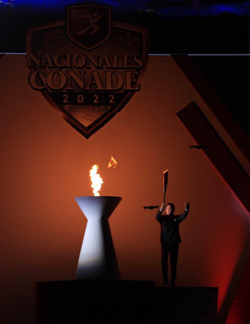 $!Con baile, carnaval y pirotecnia inauguran Juegos Nacionales Conade en Sinaloa