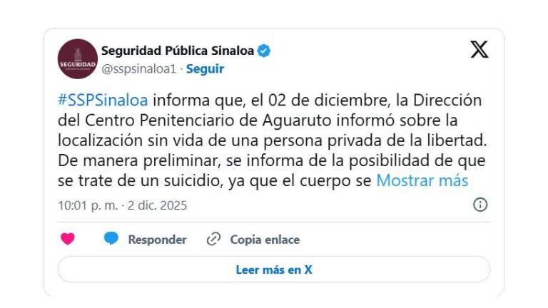 La Secretaría de Seguridad Pública del Estado (SSPE) dio a conocer el hallazgo en uno de los módulos del reclusorio.