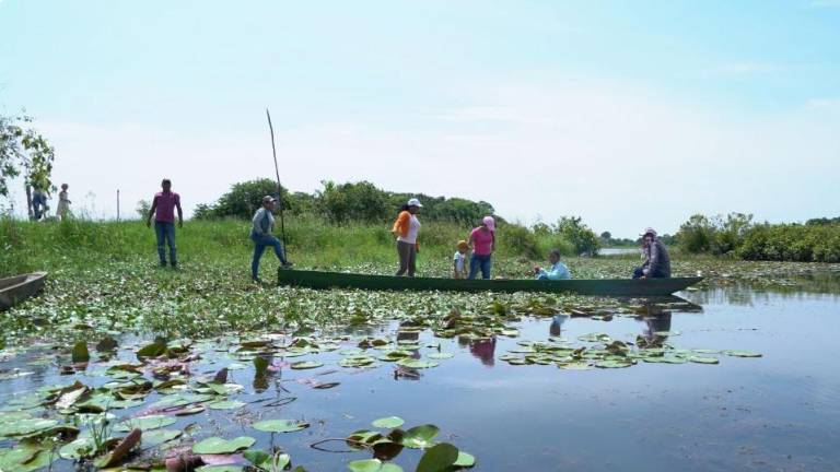 En la vereda de el Perú (Ayapel), así como en los cientos de poblados y veredas que se encuentran en La Mojana, las lanchas o Johnson, como son conocidas en la región, son el principal medio de transporte.