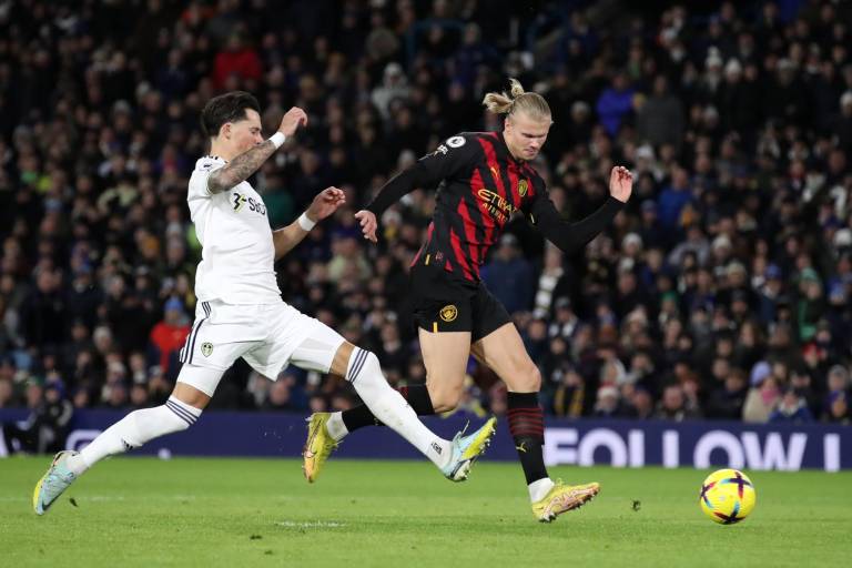 Haaland brilla en triunfo del Manchester City ante el Leeds