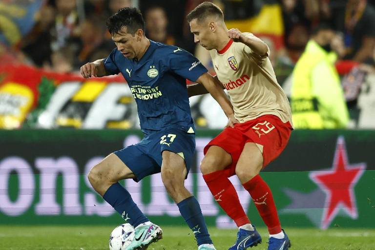 PSV, con ‘Chucky’ Lozano de titular, sacó valioso empate contra Lens