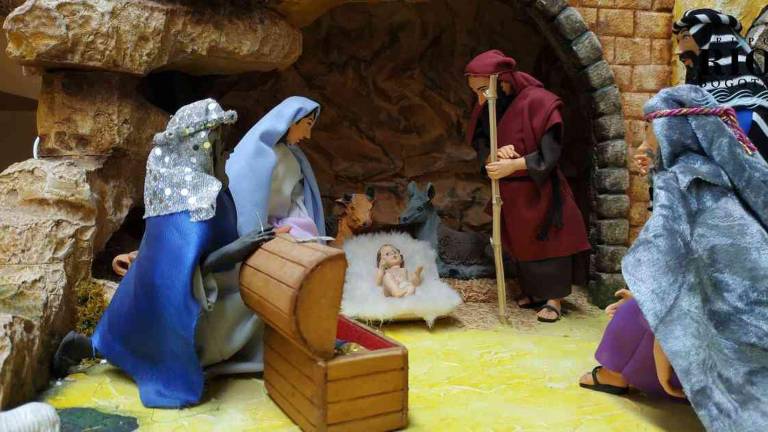 José y María no encuentran posada en Belén.