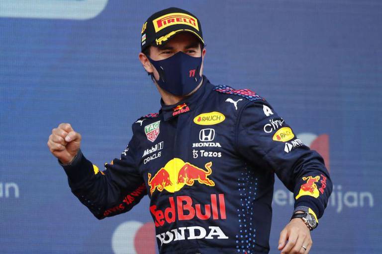 ‘Checo’ Pérez alcanza el podio en el Gran Premio de Francia, al terminar en tercer lugar